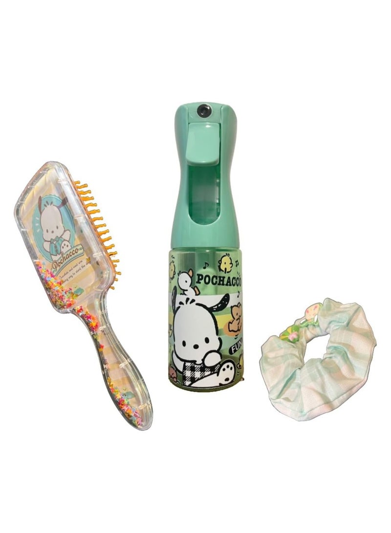 general Beauty hair care cream continuous spray bottle brush crunchy cute kawaii cartoon - Image 1