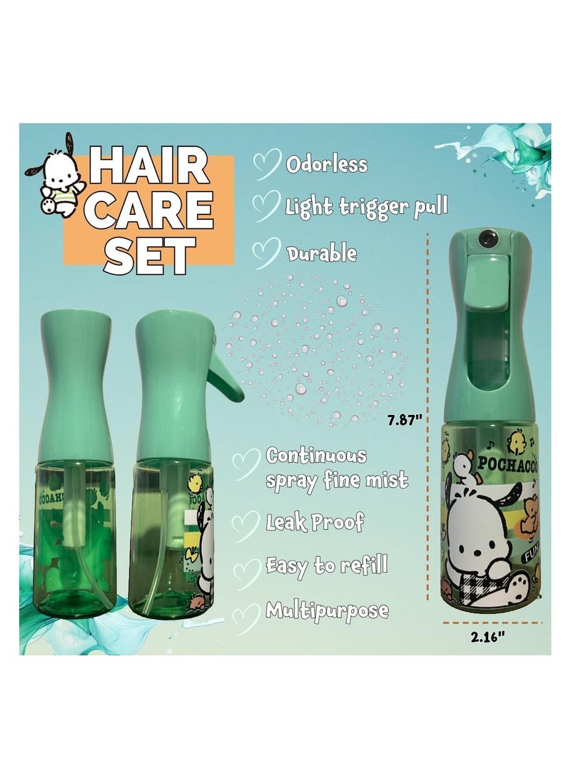 general Beauty hair care cream continuous spray bottle brush crunchy cute kawaii cartoon - Image 3