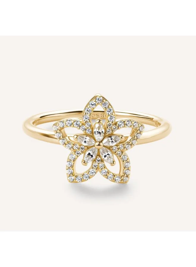 Rosato Gaia Sterling Flower Ring