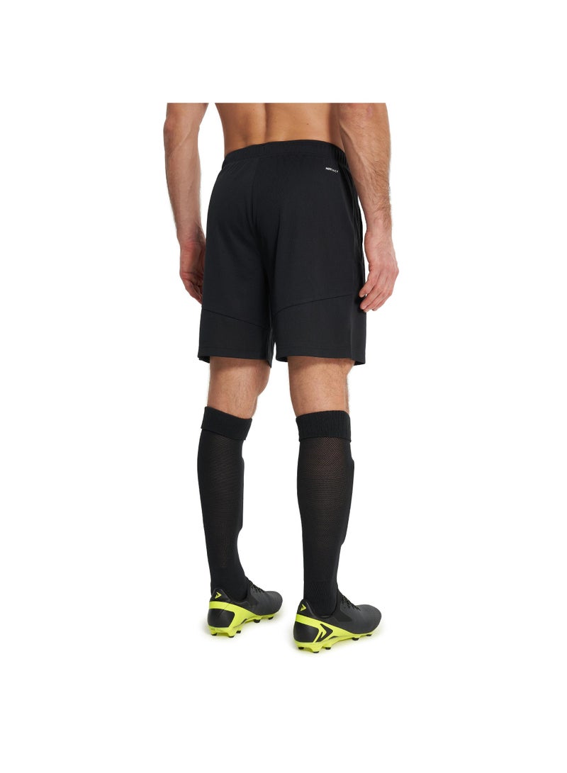 Demix Men’s Soccer Shorts - Demix Playmaker Tr Sho Black Lightweight & Breathable Sports Shorts with Moisture-Wicking Fabric & Adjustable Fit - Image 3