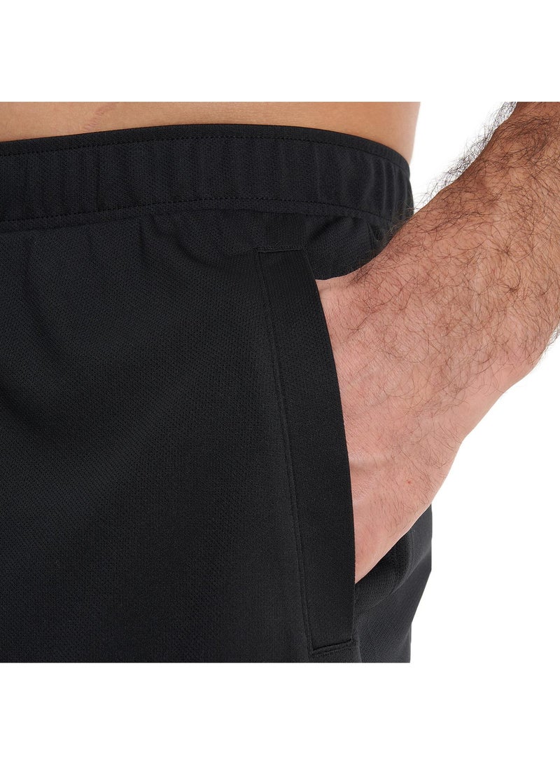 Demix Men’s Soccer Shorts - Demix Playmaker Tr Sho Black Lightweight & Breathable Sports Shorts with Moisture-Wicking Fabric & Adjustable Fit - Image 5