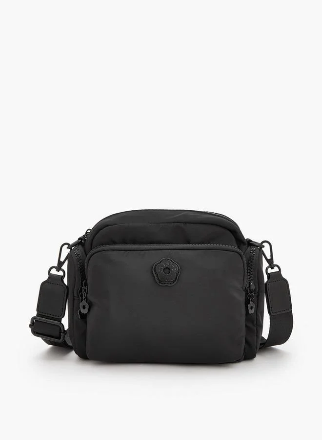 ميسي Solid Crossbody Bag With Front Utility Pocket
