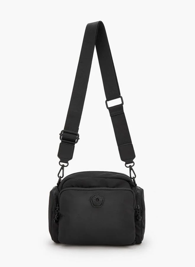 ميسي Solid Crossbody Bag With Front Utility Pocket