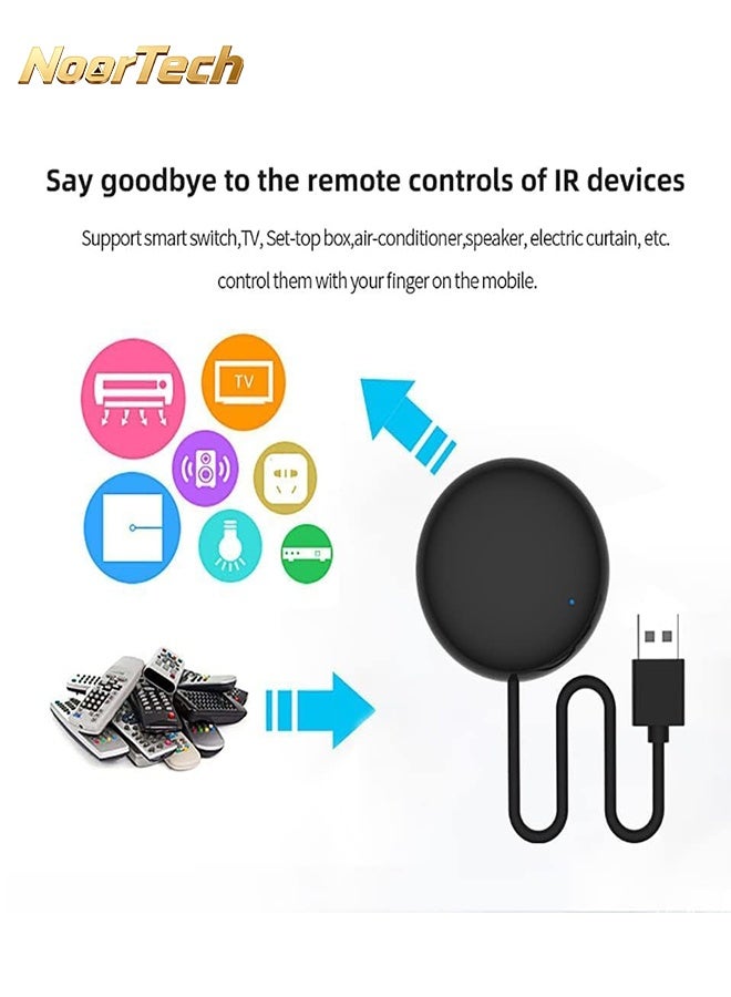 NoorTech Smart Wifi IR Remote Controller Tuya Infrared Universal Remote Controller for Smart Home Control for AC TV Alexa and Google Home Siri Voice Control - Image 4