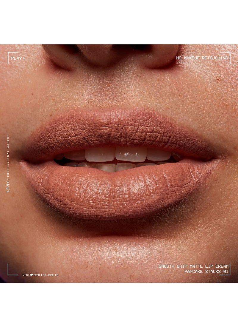 NYX PROFESSIONAL MAKEUP - Smooth Whip Matte Lip Cream - Pancake Stacks - Image 1