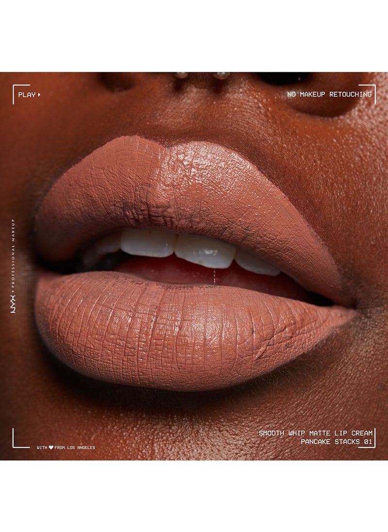 NYX PROFESSIONAL MAKEUP - Smooth Whip Matte Lip Cream - Pancake Stacks - Image 1