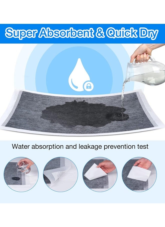 Dogcator Charcoal Puppy Pads for Small Dogs Activated Charcoal Dog Pee Pads Odorless Potty Pads Count Regular Disposable Puppy Pads Pet Training Pads for Housebreaking