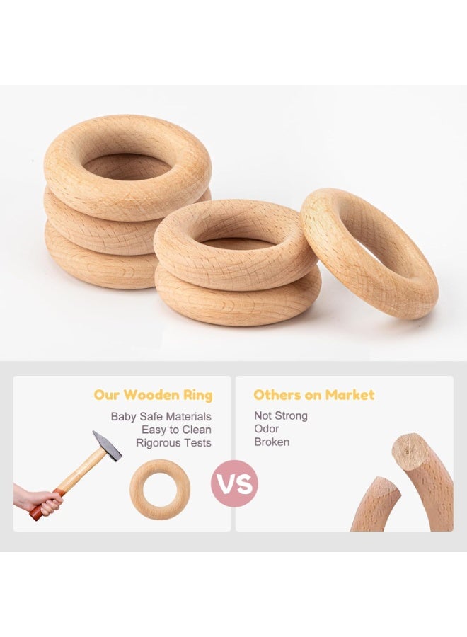Bukela Baby Teething Toys for 0-6 6-12 Months, BPA Free Baby Teether Sensory Toys for Babies 0 3 6 9 12 18 Months, Newborn Infant Toys Gifts for 1 One Year Old Baby Boys Girls - Image 3