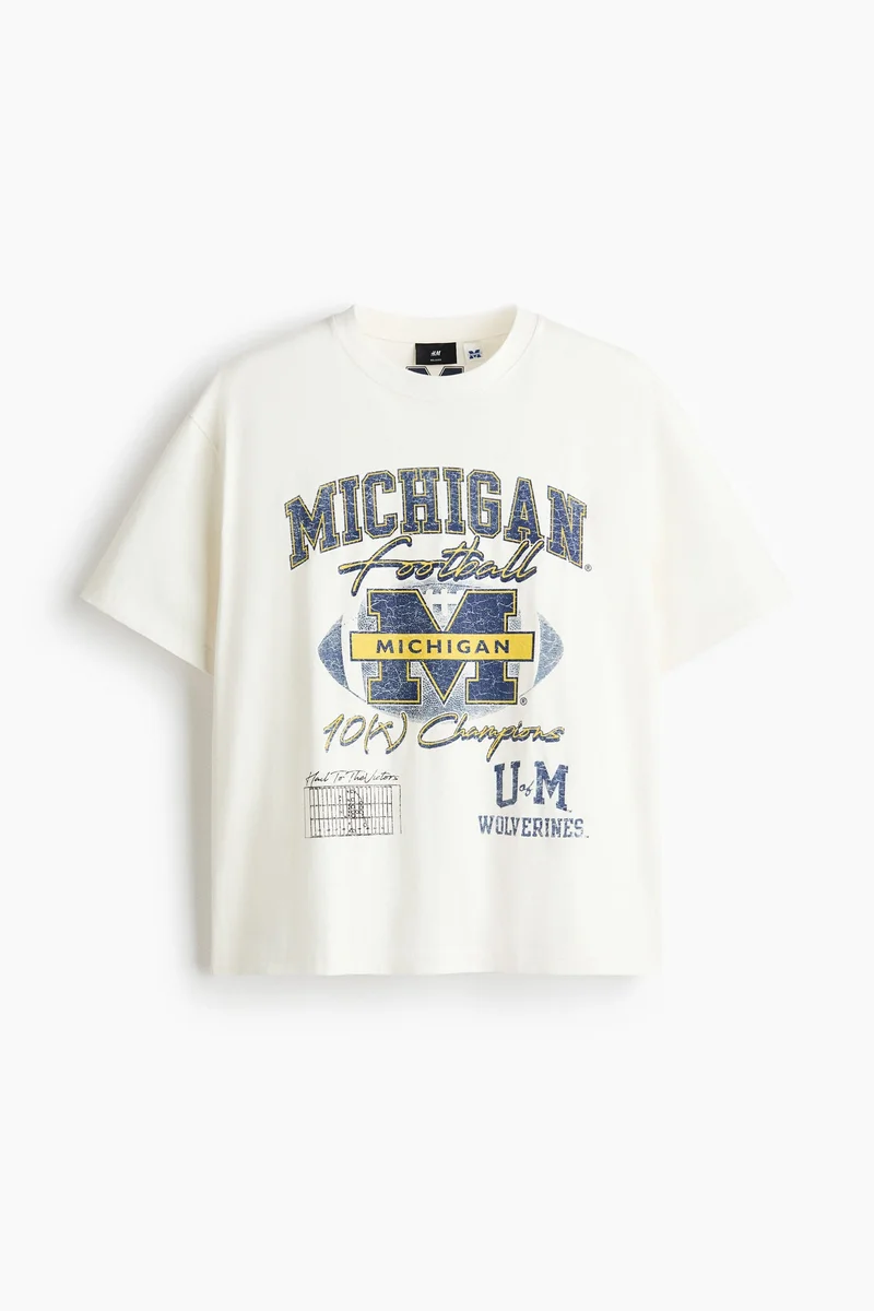 H&M  Relaxed Fit T-shirt for Men | Best Price UAE