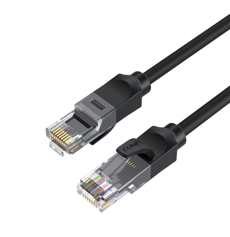 COMPIX Ethernet Cable Cat6 20M, High-Speed 1000Mbps 250MHz Double Shielded LAN Cable, Silver-Plated & Fluke-Tested, Supports PC, PS5/PS4, Smart TV, Router, Modem, Hub, Switch, Laptop, Gaming Accessories - Image 1