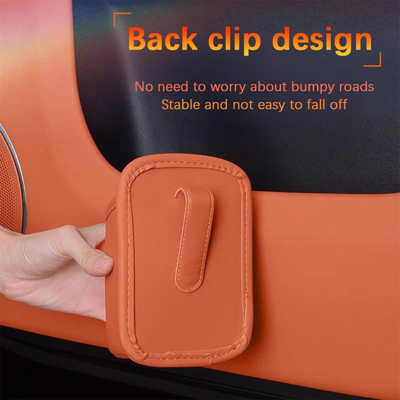 Sandfren Large Car Door Cup Holder, Clip On Vehicle Seat Side Hanging Cup Drink Holder, Automotive Interior Water Bottle Organizer Mount Accessories, Universal for SUV Sedan Truck (Black) - Image 3