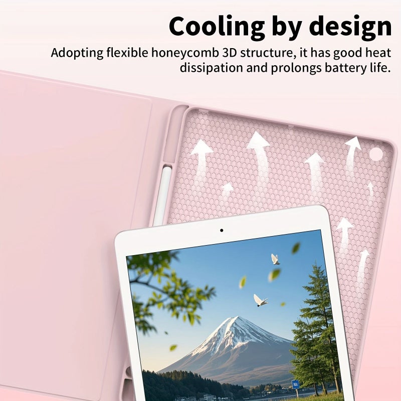 Pink White Wireless BT Keyboard Case For iPad Pro 11 2022 2021 2020 2018 - Image 5