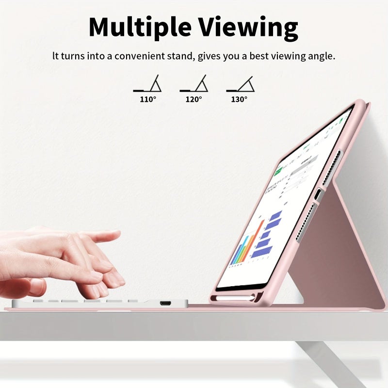 Pink White Wireless BT Keyboard Case For iPad Pro 11 2022 2021 2020 2018 - Image 4