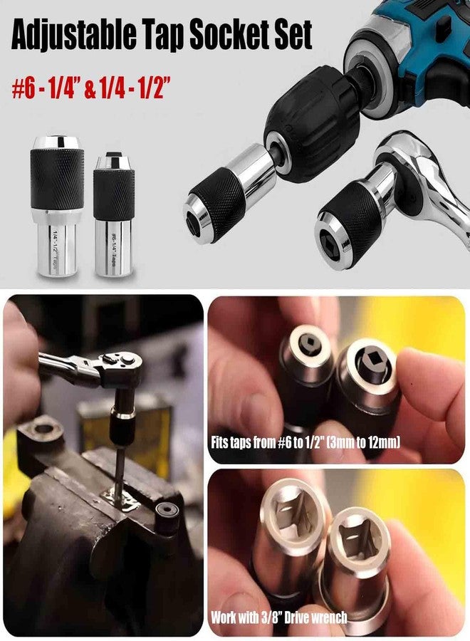 ياكاموز مجموعة مقابس صنبور قابلة للتعديل من ياكاموز - محولات مقبس صنبور مقاس 3/8 بوصة، حامل صنبور، أداة تثبيت مقبس صنبور للمساحات الضيقة، تناسب الصنابير مقاس 6-1/4 بوصة و1/4 بوصة - 1/2 بوصة - Image 5