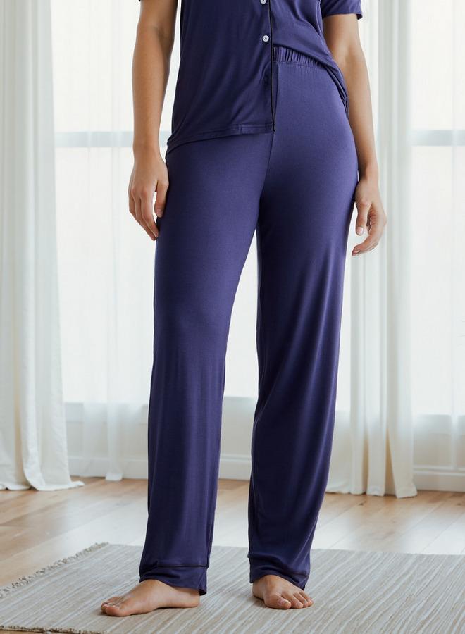 Aadaraya Piping Detail Pyjama Set - Image 4