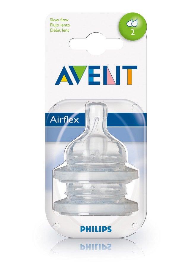Avent Classic Nipple - Slow Flow - 2 Pk - Image 1