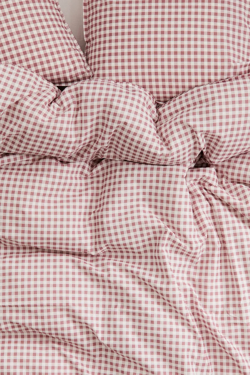 H&M Patterned double/king size duvet cover set