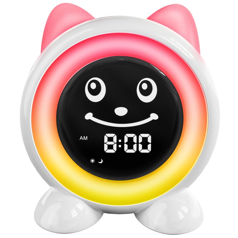 FiveHome Toddlers Sleep Training Clock Kids Alarm Clock with Night Light  Nap Timer Ok to Wake Clock for Girls and Boys