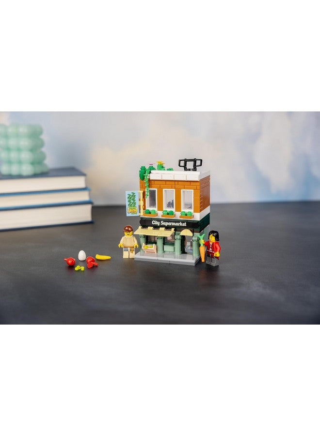 Brick Loot Exclusive Mini City Grocery Store Custom Designed 253 Pcs Model Compatible With Major Block Brands Fun And Creative Boys And Girls Building Set - Image 3