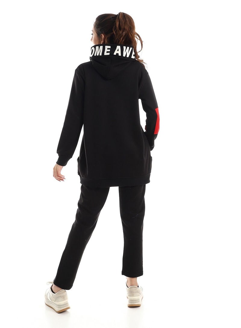 Caesar Women Training Suit With Pockets And Hoodie  - Image 3