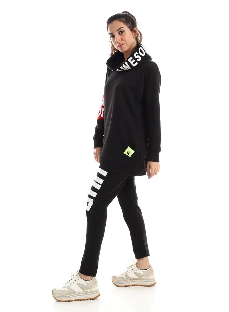 Caesar Women Training Suit With Pockets And Hoodie  - Image 2