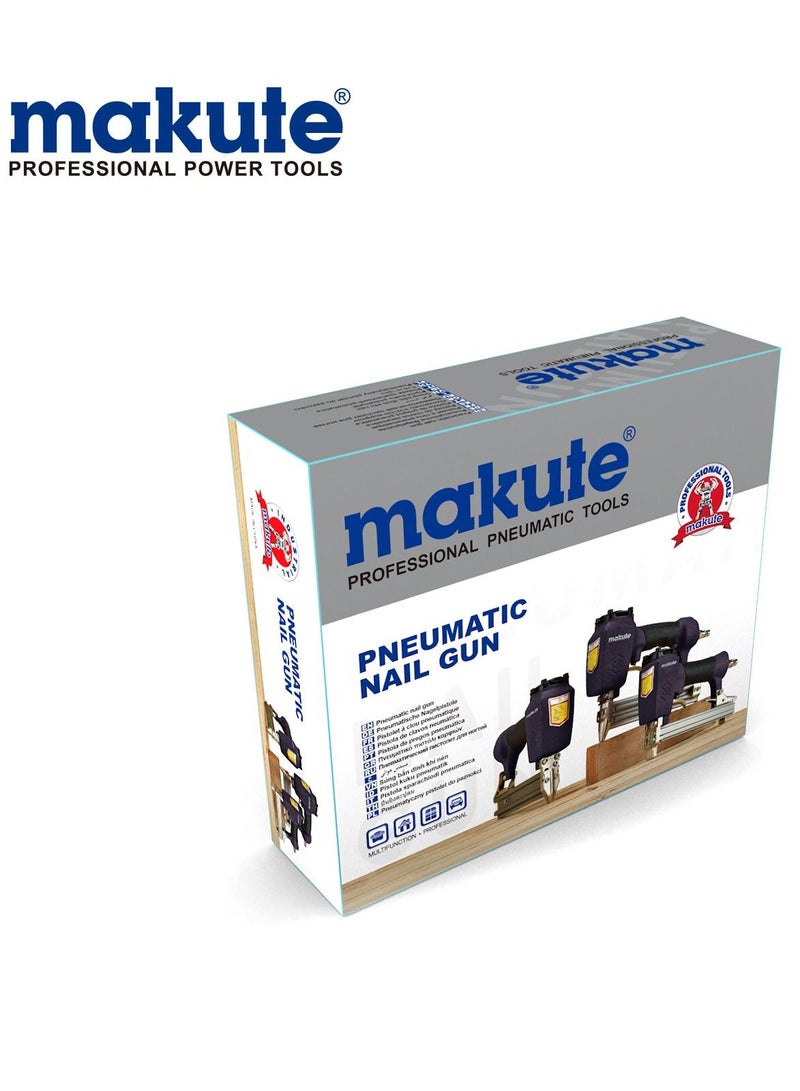 makute Pneumatic Nail Gun, Capacity: 100 pcs,Working pressure: 0.45-0.75MPa, Screw length: 10-30mm - Image 3