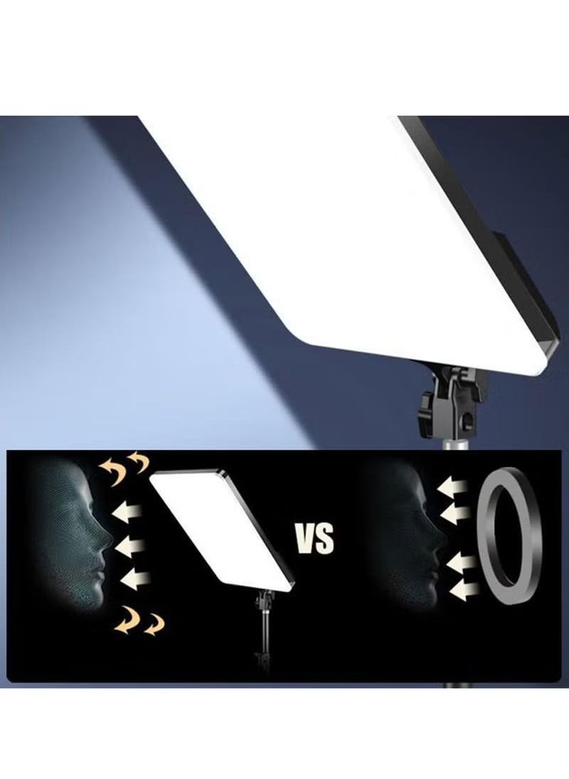 XiuWoo 11 Inch LED Video Fill Light Kit, 2800-5600K 3 Colors Dimmable Photography Light with Desktop Stand for Video Photography  - Image 3