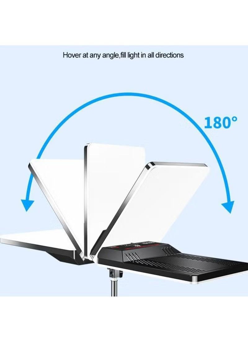 XiuWoo 11 Inch LED Video Fill Light Kit, 2800-5600K 3 Colors Dimmable Photography Light with Desktop Stand for Video Photography  - Image 2