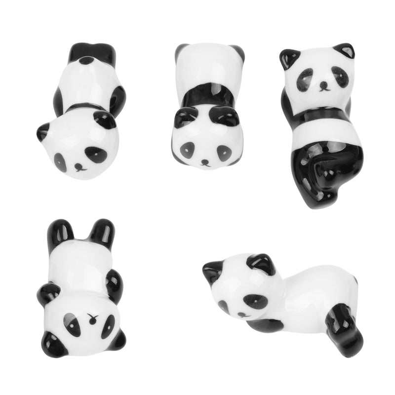 10 PCS Japanese Style Lovely Panda Ceramic Chopsticks Holder Animal Cutlery Holder for Daily Use Home Restaurant - Image 2