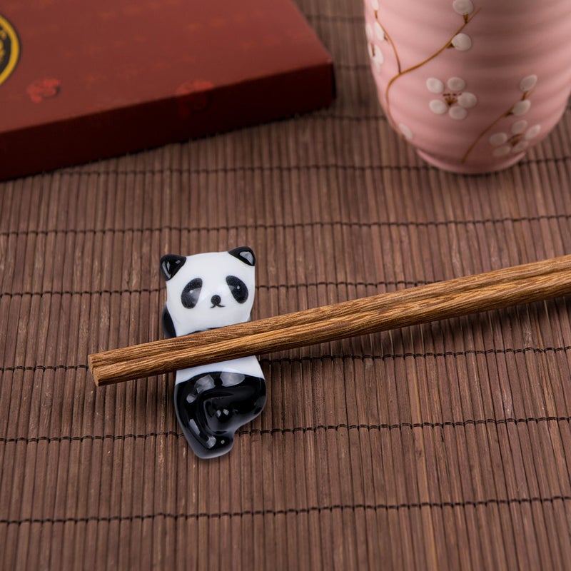 10 PCS Japanese Style Lovely Panda Ceramic Chopsticks Holder Animal Cutlery Holder for Daily Use Home Restaurant - Image 5