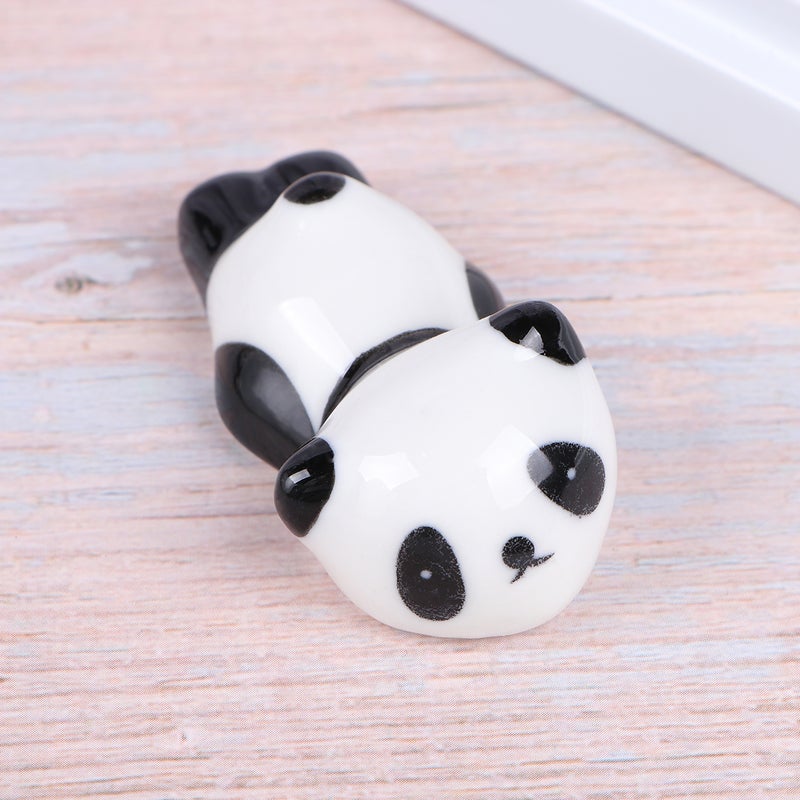 10 PCS Japanese Style Lovely Panda Ceramic Chopsticks Holder Animal Cutlery Holder for Daily Use Home Restaurant - Image 1
