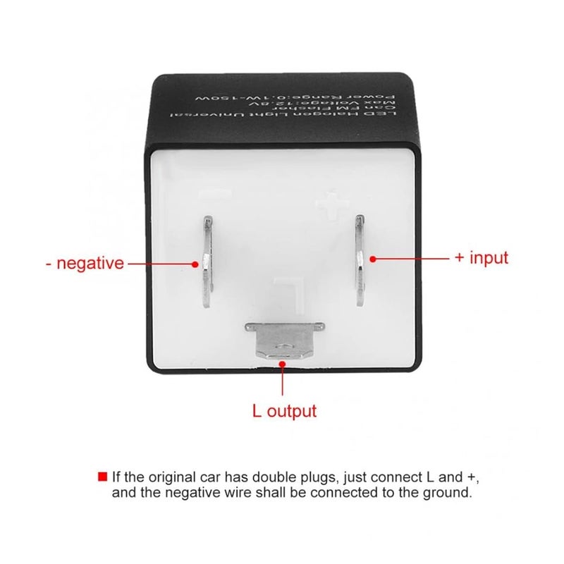 JCAKES مرحلة إشارة LED قابلة للتعديل 12V 24V 3 دبوس عالمية للسيارة والدراجة النارية - Image 5