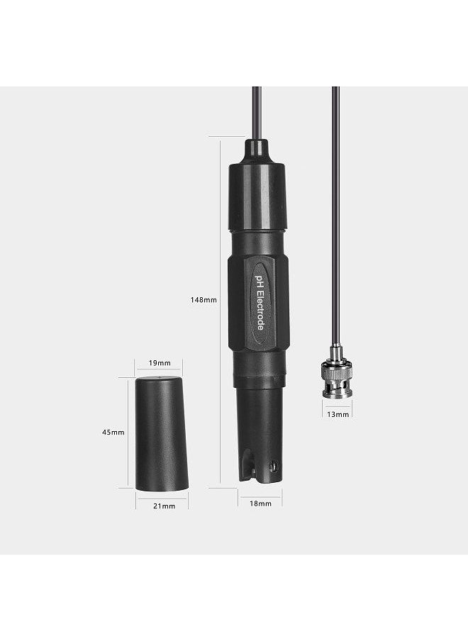Generic - Professional Laboratory Electrode Aquarium Hydroponic Laboratory pH Electrode Probe BNC Controller Meter Connector - Image 1