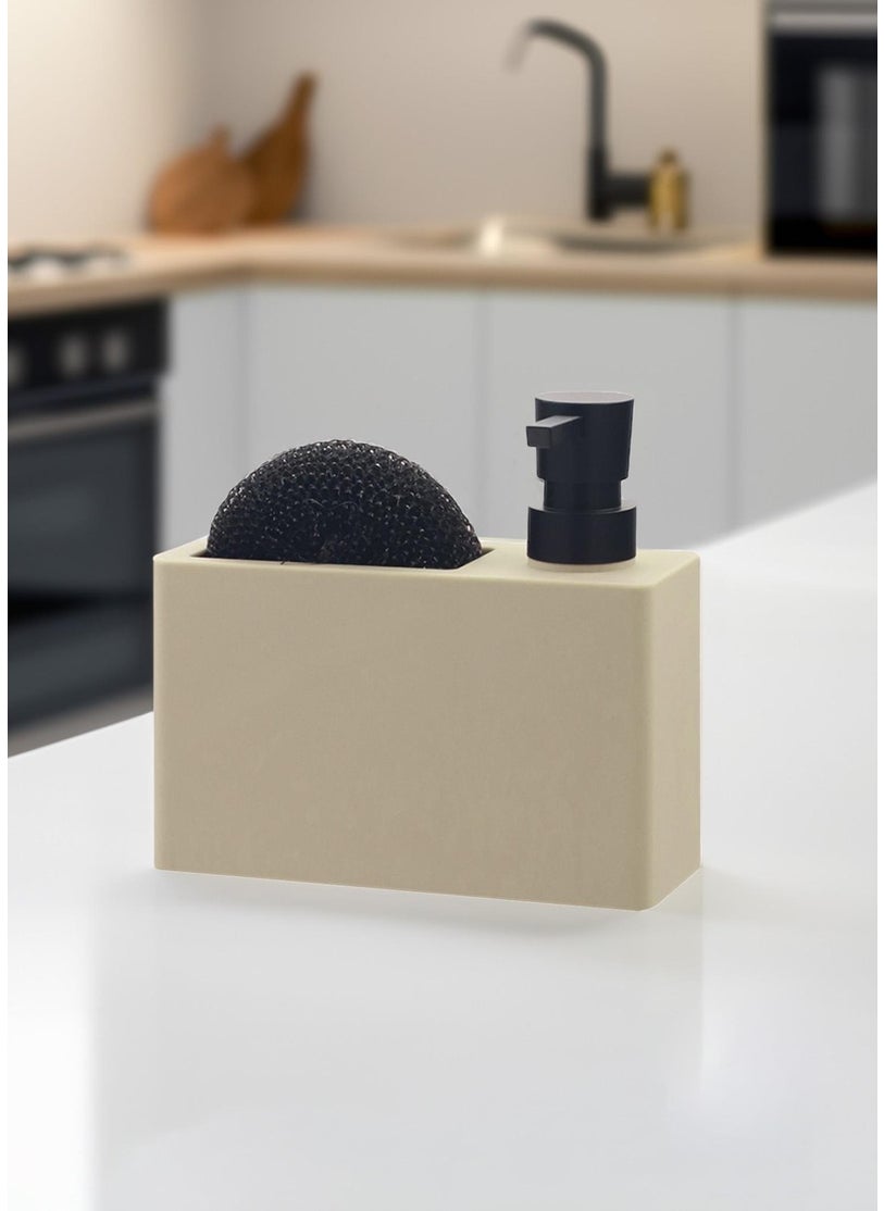 THE MIA - Plain Liquid Soap Dispenser Beige - Image 1