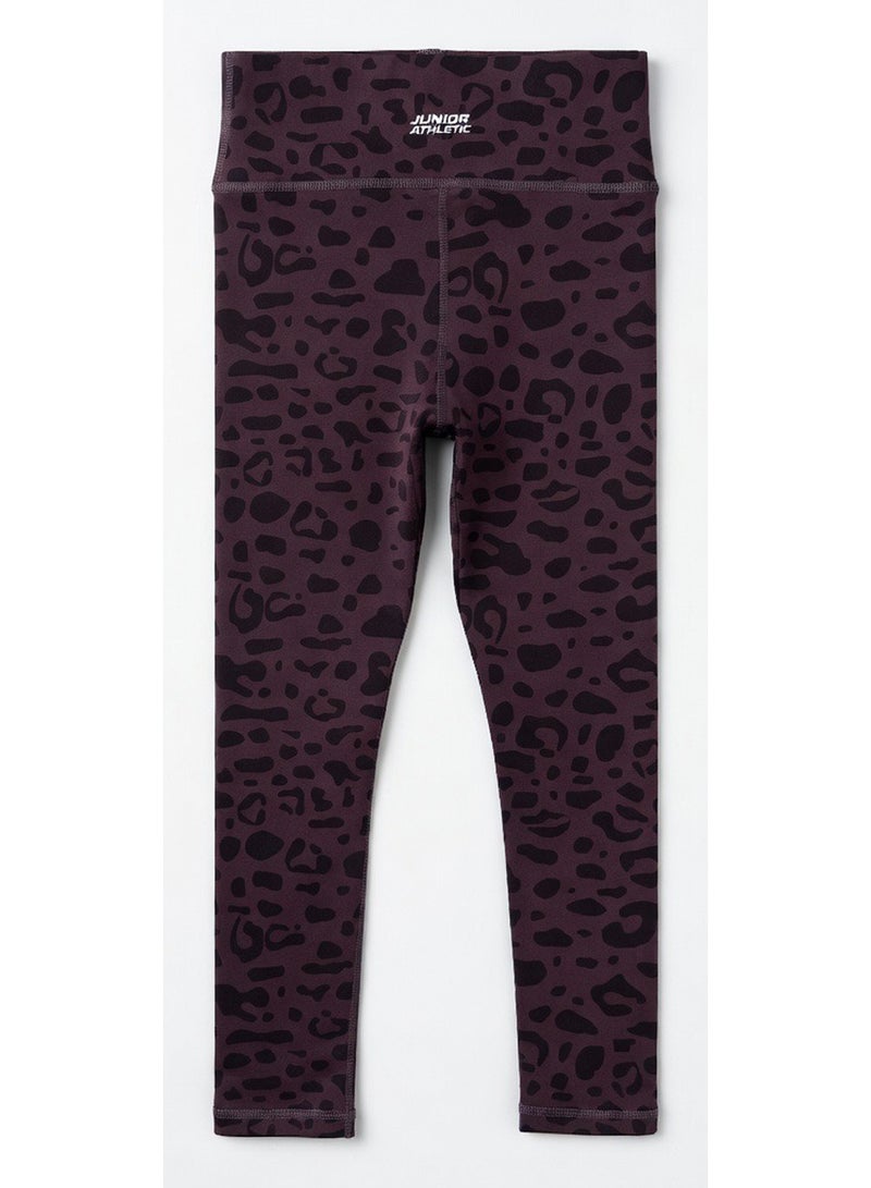 Junior Girls Printed Leggings - Image 2