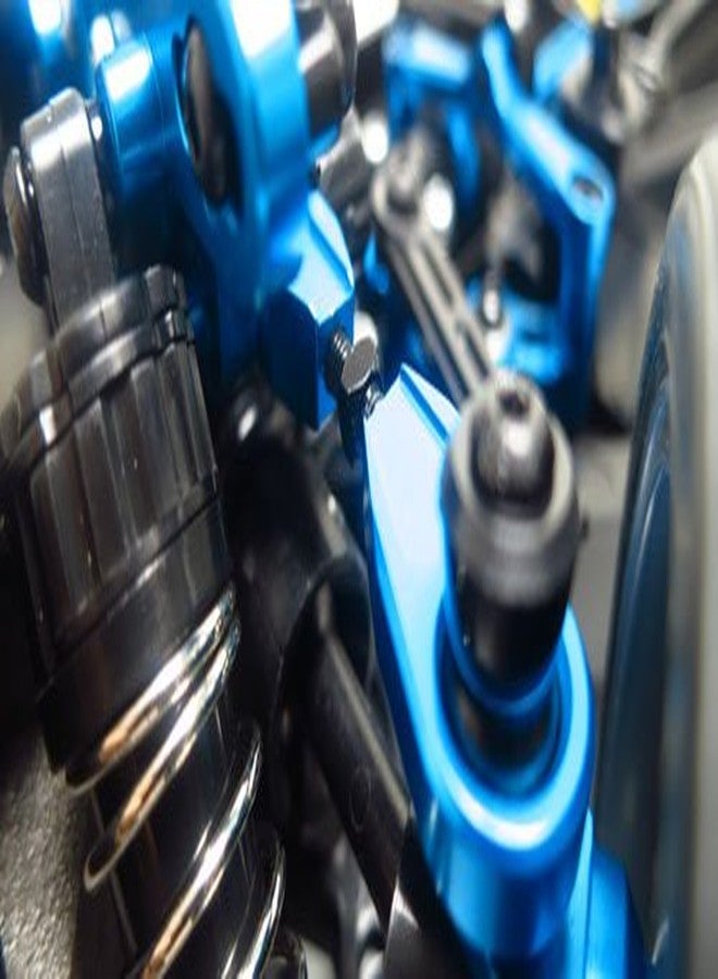 Yeah Racing Aluminum Adjustable Front Upper Arm Set For Tamiya TT02 #TT02-003BU - Image 4