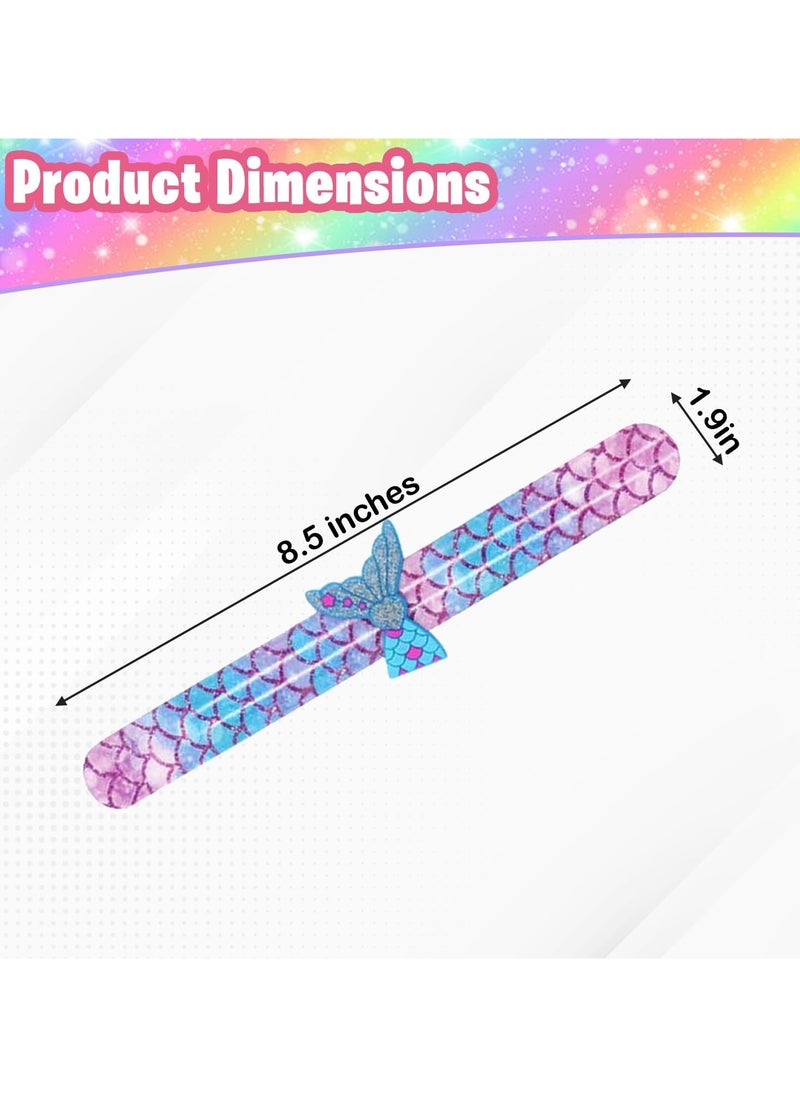 Home Smart - Home Smart Slap Bracelets for Girls Colorful Stylish Slap Bracelet Kids Birthday Party Favors for Children's - Image 1