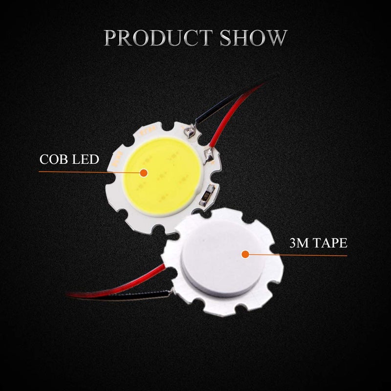 YM EBright YM E-Bright 6-Pack Cool White COB 6-SMD Led Panel Dome Light Auto Car Reading Map Light Bulb DC 12V With T10 / BA9S / Festoon Adapters - Image 4