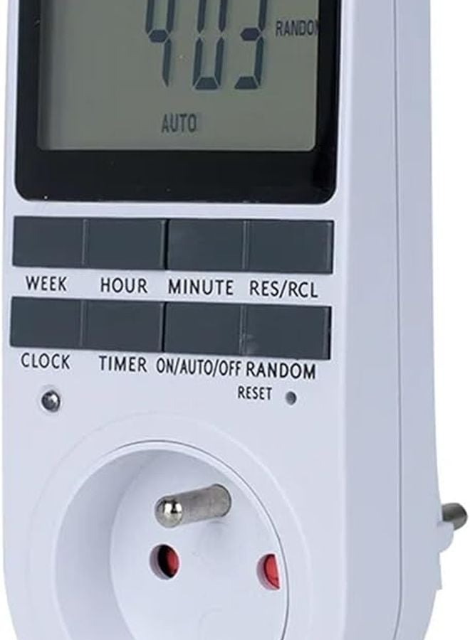 Au Color Digital Timer Switch Programmable 24 Hour Cyclic Outlet EU UK US AU Plug - Image 4