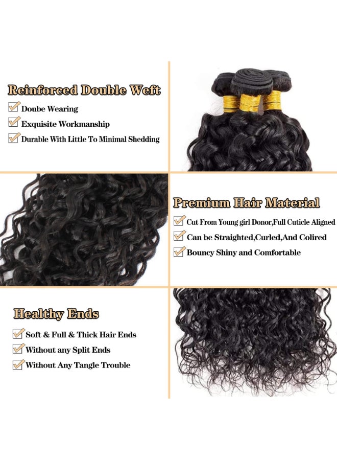 ROYAL IMPRESSION 12A Water Wave Bundles Human Hair 22 Inch Full And Thick Single Bundle 100 Unprocessed Brazilian Virgin Hair Soft Water Curly Bundles Human Hair Weave Natural Color 1 Bundle100gpc - Image 4