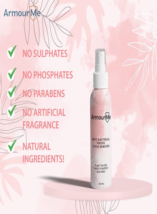 ArmourMe Antibacterial Period stain remover, Enzyme-Based stain remover for Clothes, New and Old Laundry,Blood Spot Cleaner,Plant-Based,Undergarments and Clothing Stain Remover. - Image 4