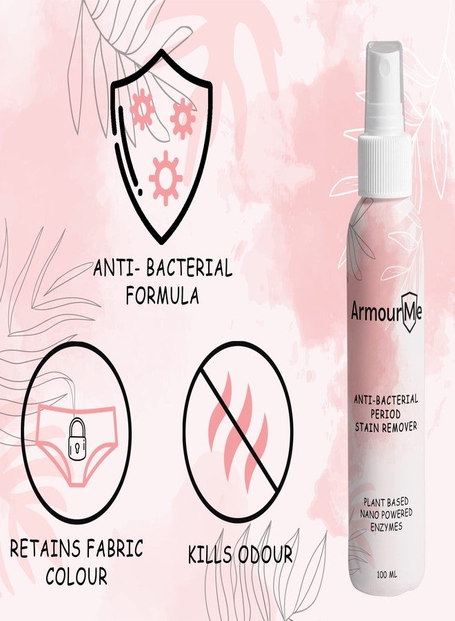 ArmourMe Antibacterial Period stain remover, Enzyme-Based stain remover for Clothes, New and Old Laundry,Blood Spot Cleaner,Plant-Based,Undergarments and Clothing Stain Remover. - Image 2