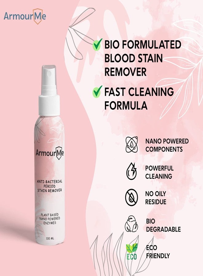 ArmourMe Antibacterial Period stain remover, Enzyme-Based stain remover for Clothes, New and Old Laundry,Blood Spot Cleaner,Plant-Based,Undergarments and Clothing Stain Remover. - Image 5