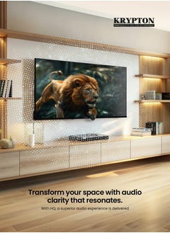 كريبتون تلفزيون Krypton 40 بوصة عالي الدقة بدون إطار LED مع حامل جهاز تحكم عن بعد | Android 14، دقة FHD | HDMI، USB، اتصال بصري، تصميم صديق للبيئة، ميزات ذكية مع Netflix، YouTube، والمزيد | KLED4025TSHD  - Image 5