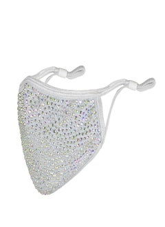 Fancy Fashion Face Mask Reusable  Sequin Bling Glitter Rhinestones With Filter