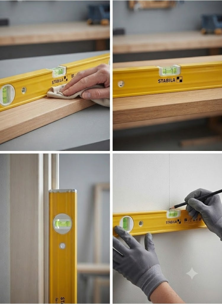 Stabila Type80A 24-inch/60cm Double Plumb Spirit Level - Image 2
