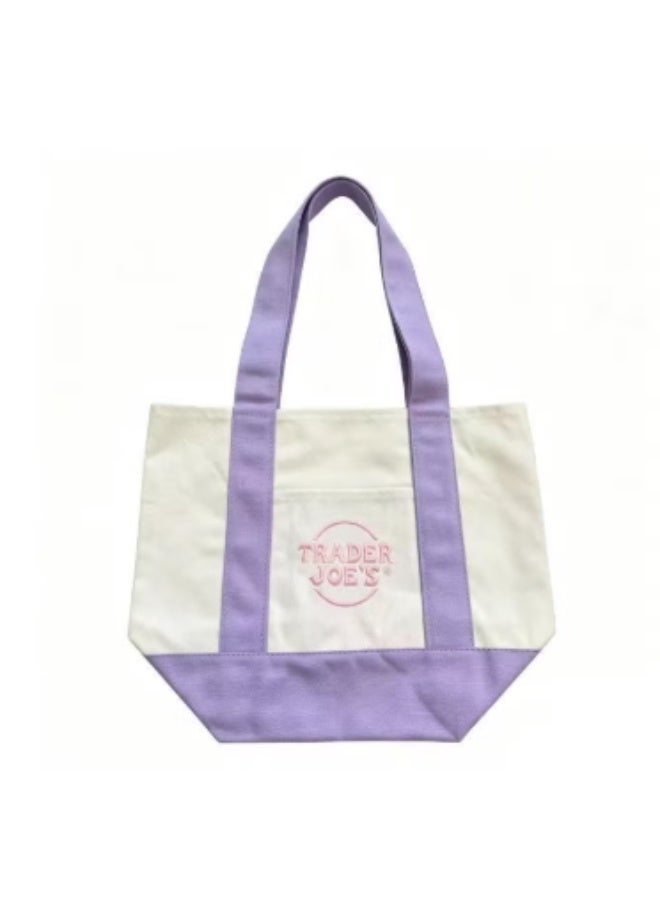 Medium Canvas Tote Bag (Lavender Purple) - Image 1