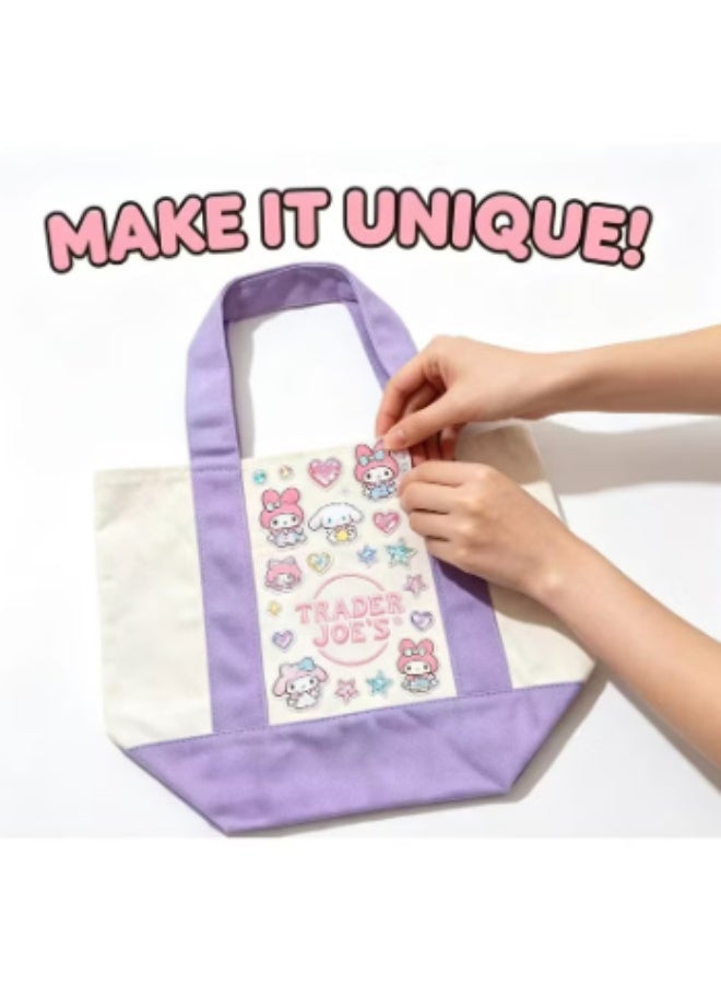 Medium Canvas Tote Bag (Lavender Purple) - Image 4
