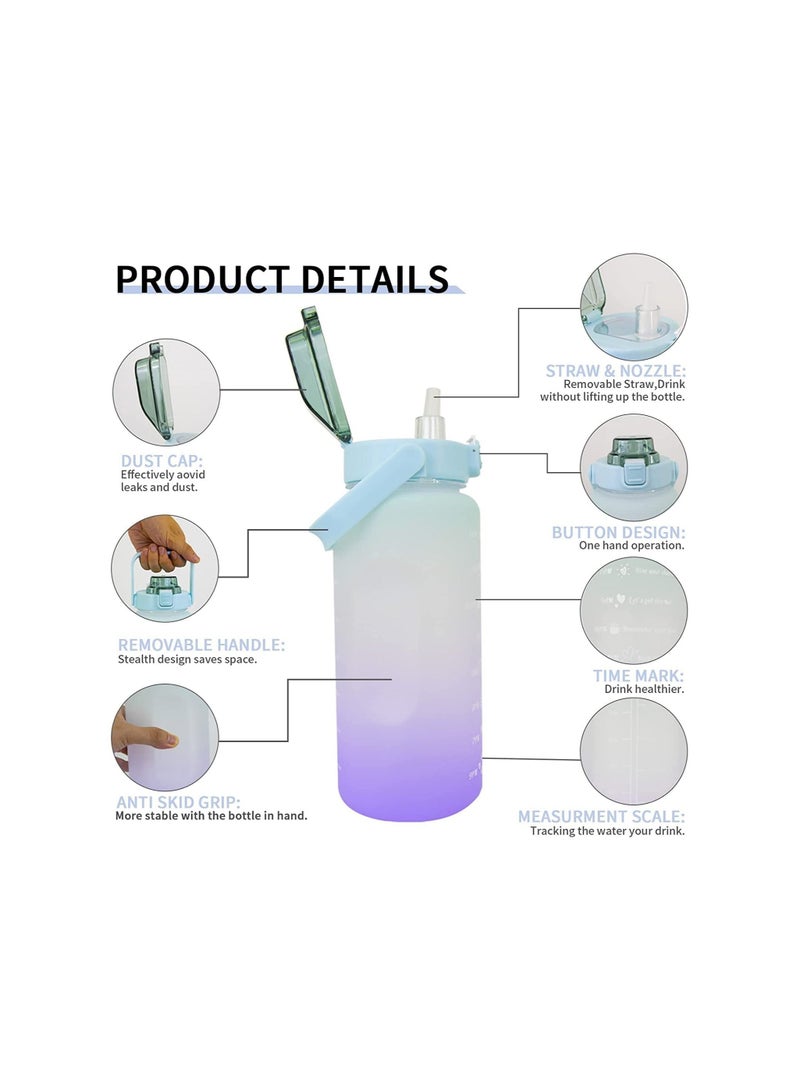 Cool Baby COOLBABY 2L  Water Bottle With Straw And Handle - Image 2