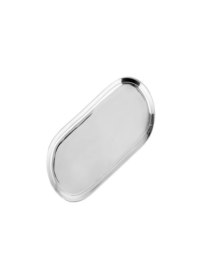 Nambe Nambé Oblong Nest Large Tray – Modern Metal Serving Platter with Raised Sides for Entertaining & Dining – 13” x 7” Sculptural Alloy Serveware for Oven or Freezer Use, Mid-Century Design - Image 4